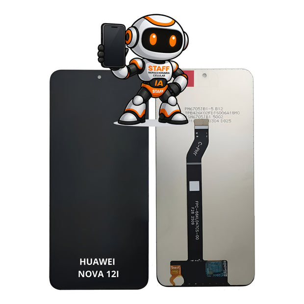 Pantalla Compatible Huawei Nova 12i Ctr-al20 Calidad Premium Negro