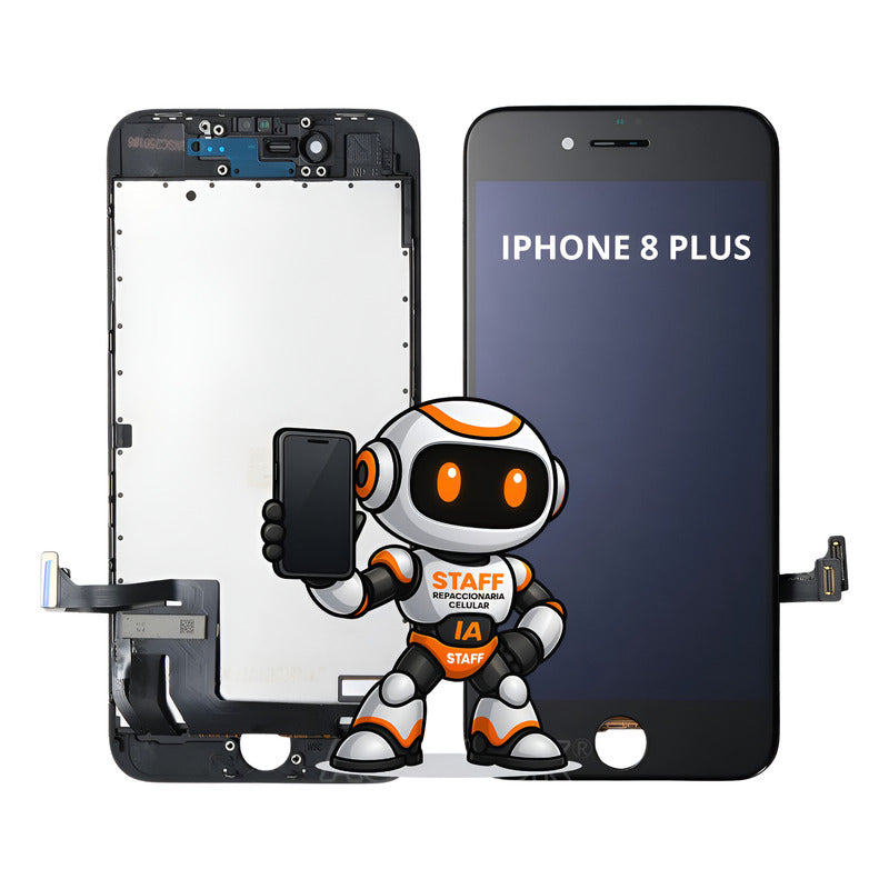 Pantalla iPhone 8 Plus Calidad Aaa Negra Premium Negro