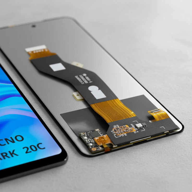 Pantalla Compatible Tecno Spark 20c Alta Calidad Premium Negro
