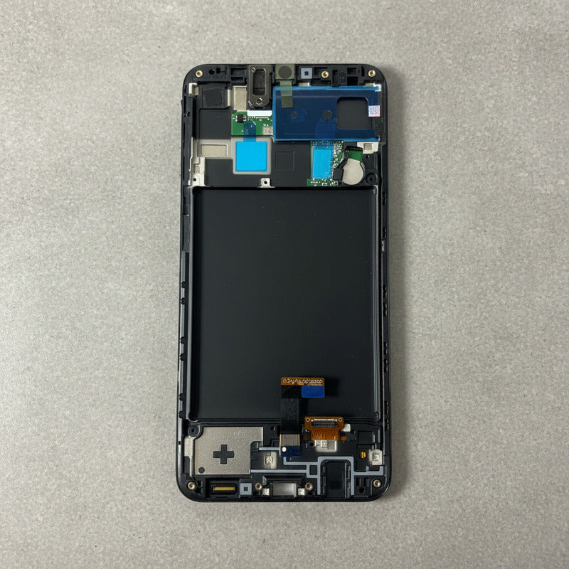 Pantalla Samsung A20 Calidad Incell Con Marco Premium Negro