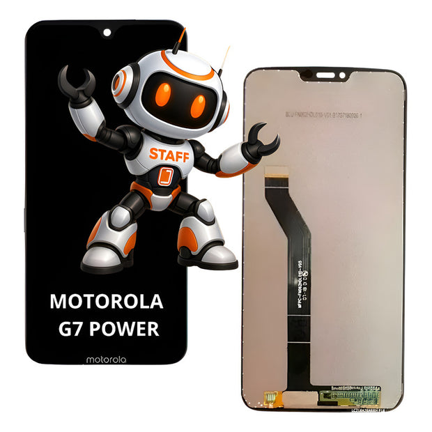Pantalla Compatible Motorola G7 Power Alta Calidad Premium Negro