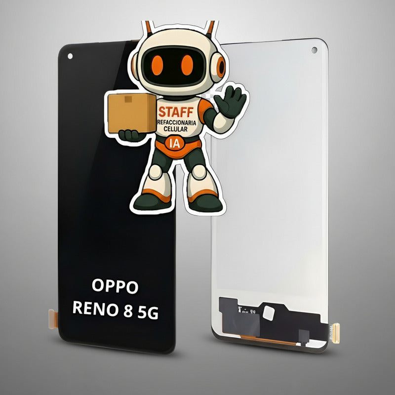 Pantalla Compatible Oppo Reno 8 5g Oled  Calidad Premium Negro
