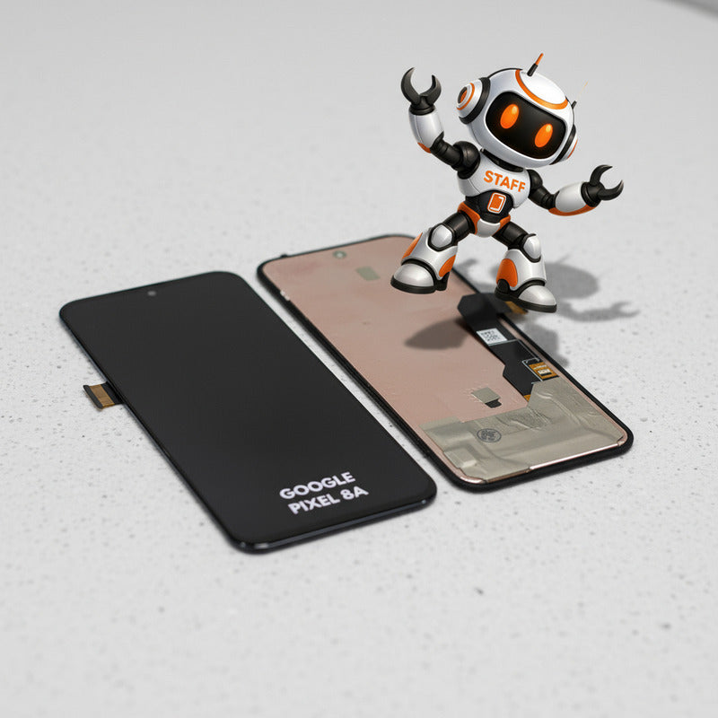 Pantalla Compatible Google Pixel 8a Alta Calidad Premium Negro