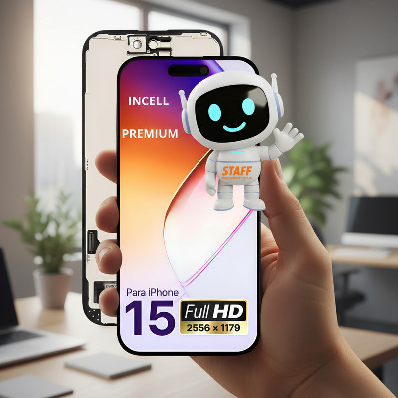 Pantalla Para iPhone 15 Calidad Incell Fhd Premium Negro