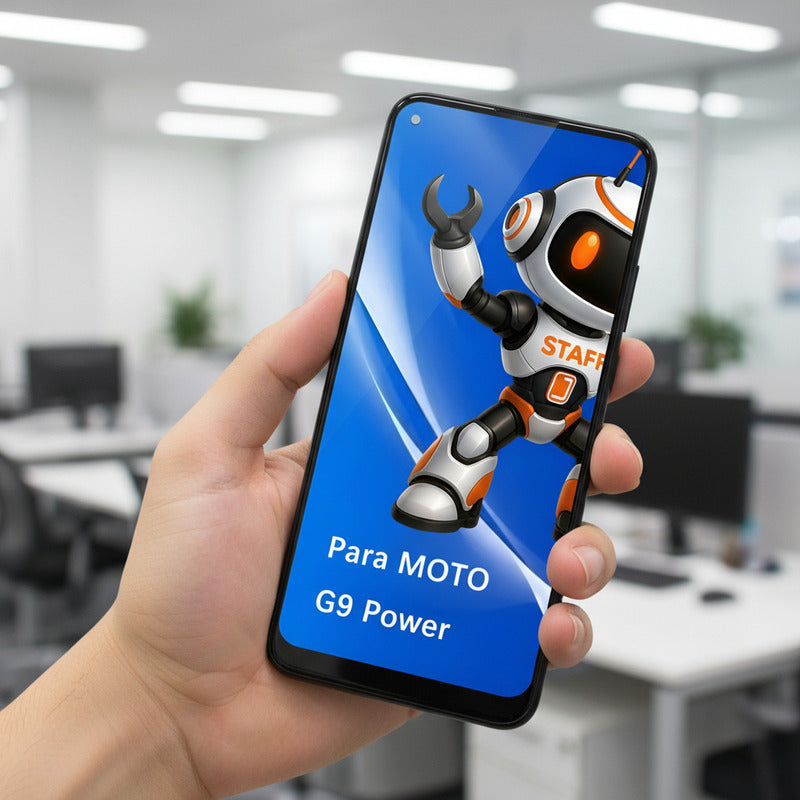 Pantalla Compatible Motorola G9 Power Alta Calidad Premium Negro