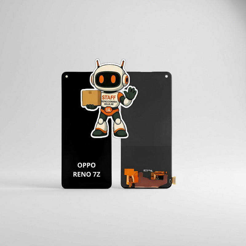 Pantalla Compatible Oppo Reno 7z Oled Alta  Calidad Premium Negro