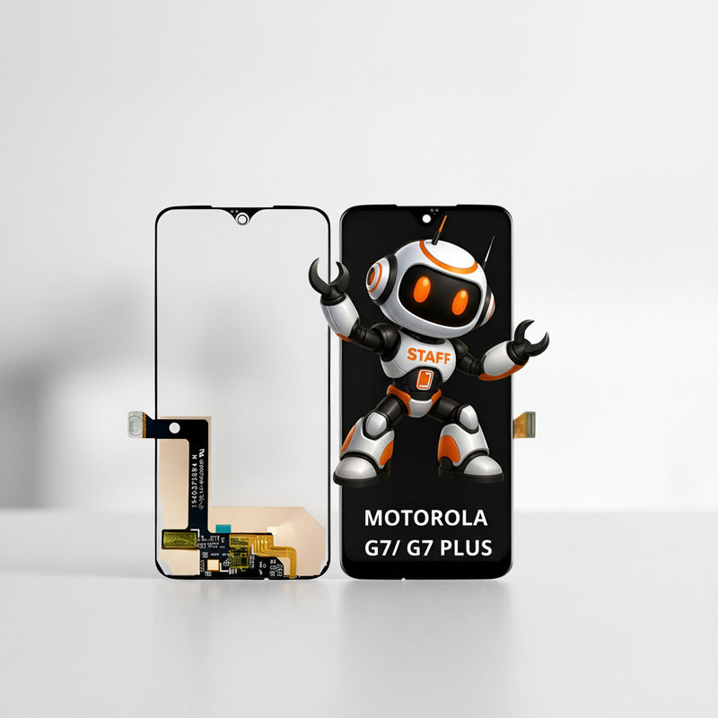 Pantalla Compatible Motorola G7/g7 Plus Alta Calidad Premium Negro