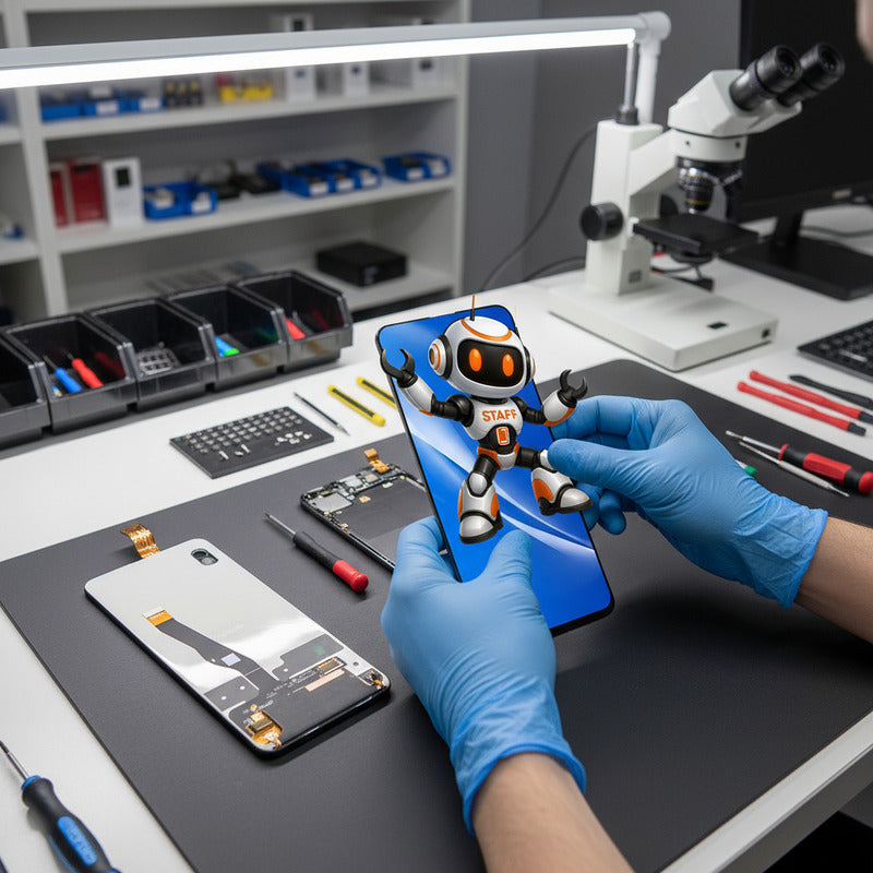 Pantalla Compatible Huawei Y9s  Alta Calidad Premium Negro