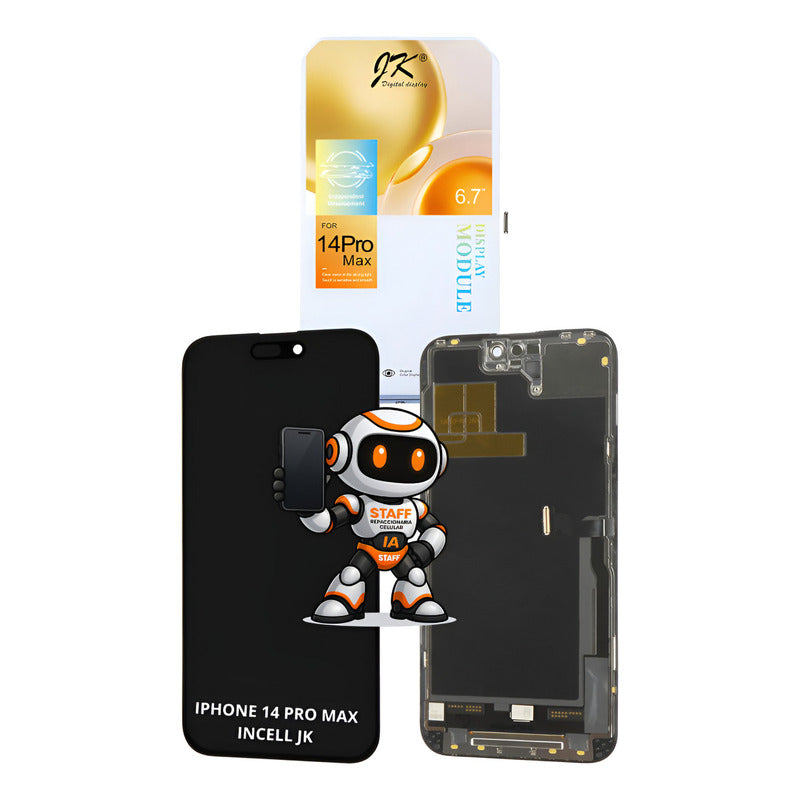 Pantalla iPhone 14 Pro Max Incell Jk Alta Calidad Premium Negro