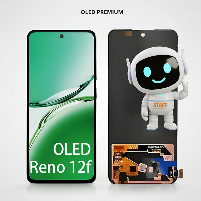 Pantalla Oppo Reno 12f Oled Premium Alta Calidad Negro