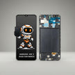 Pantalla Samsung A30s A307 Oled Con Marco Calidad Premium Negro