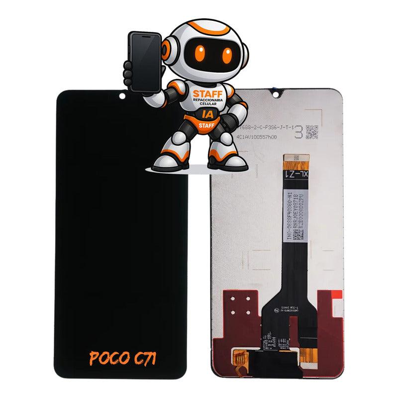 Pantalla Xiaomi Poco C71 Alta Calidad Premium Negro