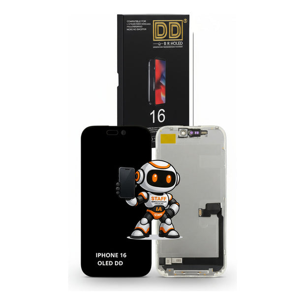 Pantalla iPhone 16 Oled Dd Alta Calidad Premium Negro