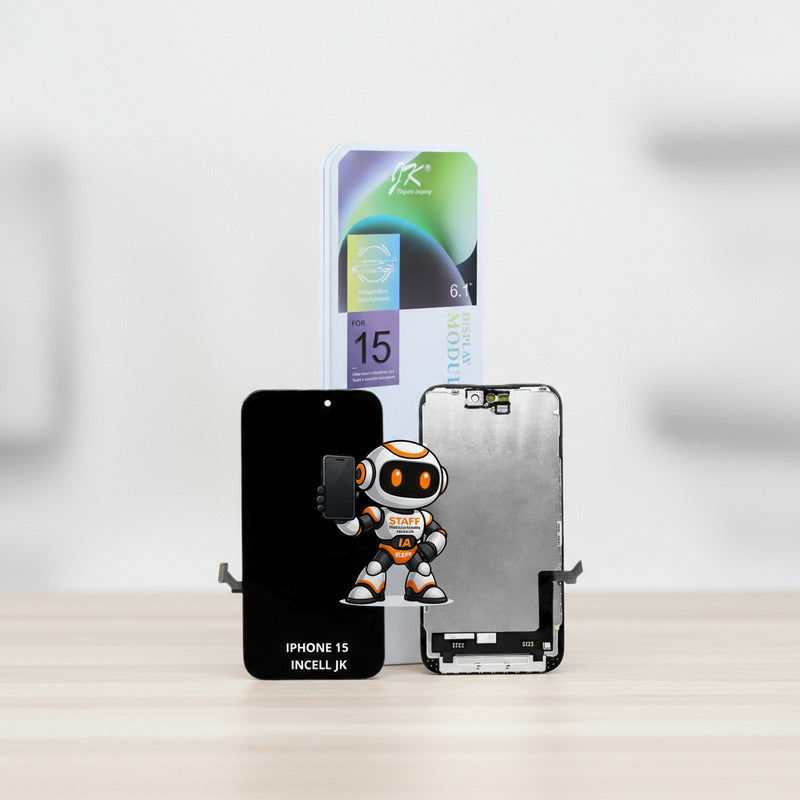 Pantalla iPhone 15 Incell Jk Alta Calidad Premium Negro