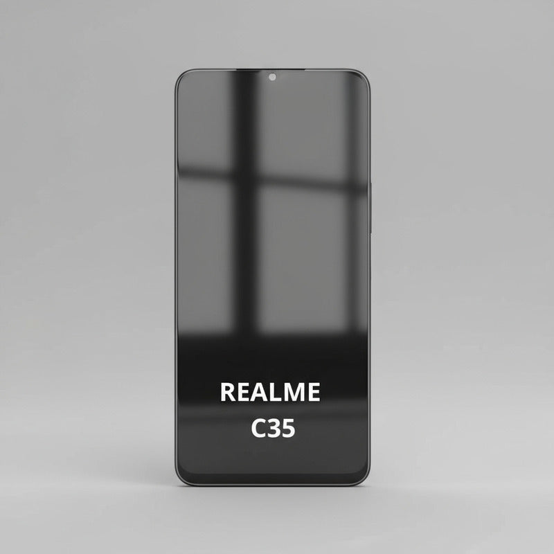 Pantalla Compatible Realme C35 Alta Calidad Premium Negro