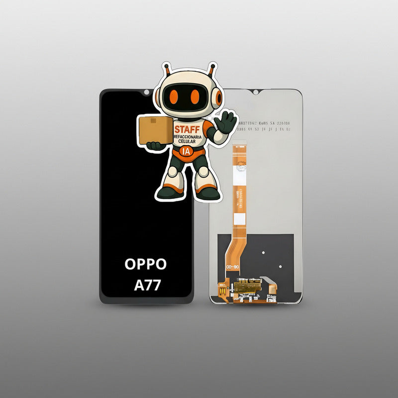 Pantalla Compatible Oppo A77  Alta Calidad Premium Negro