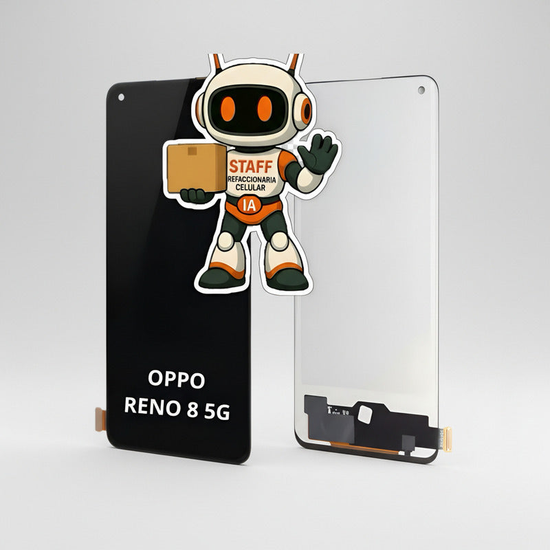 Pantalla Compatible Oppo Reno 8 5g Oled  Calidad Premium Negro