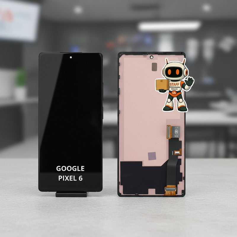 Pantalla Compatible Google Pixel 6 Alta Calidad Premium Negro