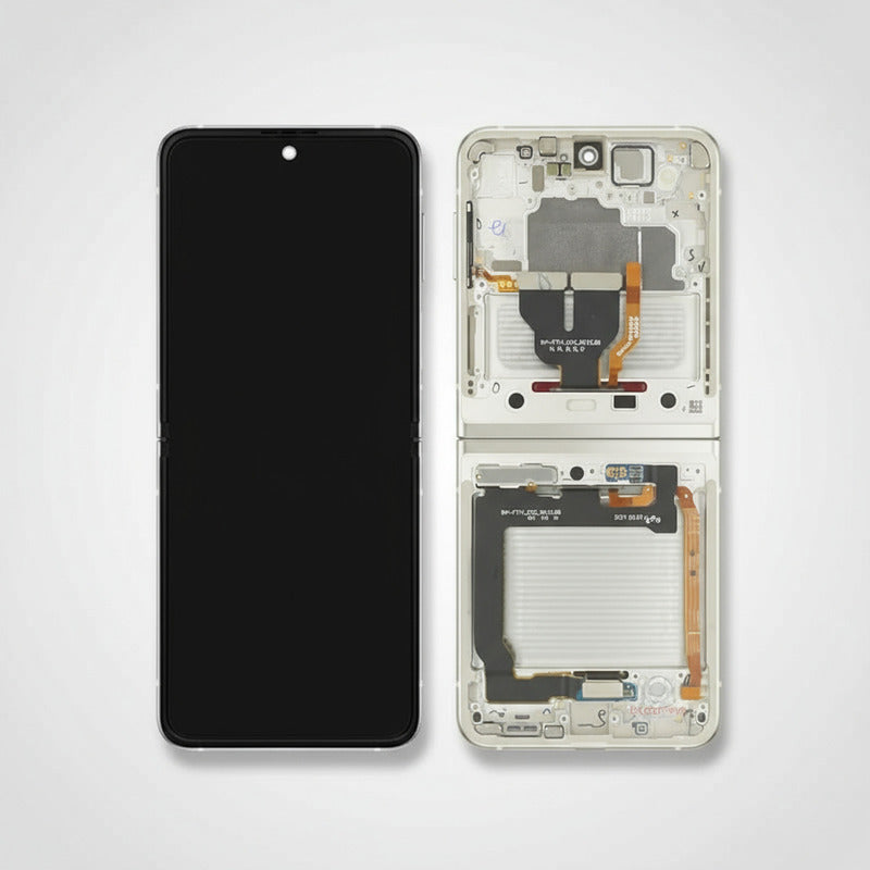 Pantalla Display Premium Z Flip 3 Táctil Calidad Alta Color Blanco