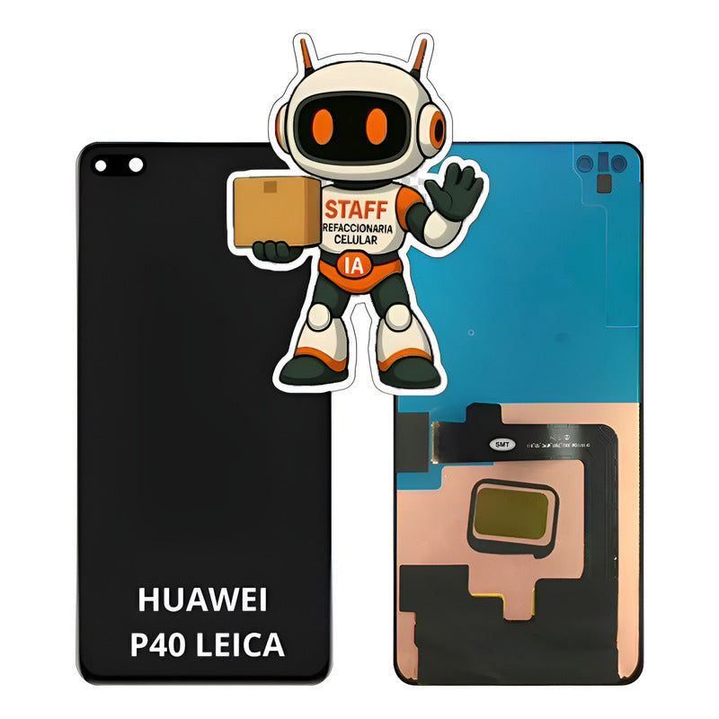 Pantalla Compatible Huawei P40 Leica Oled Calidad Premium Negro