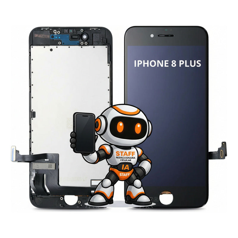 Pantalla iPhone 8 Plus Calidad Aaa Negra Premium Negro