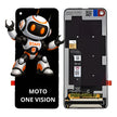 Pantalla Compatible Motorola One Vision Alta Calidad Premium Negro