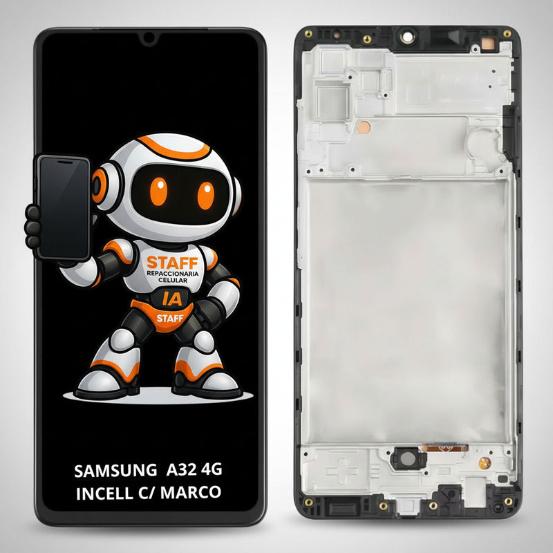 Pantalla Samsung A32 4g  Incell C/ Marco Calidad Premium Negro