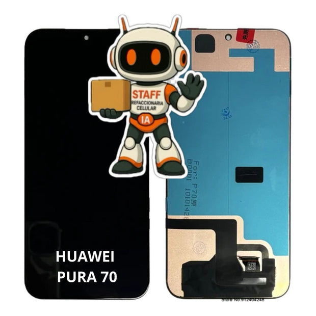 Pantalla  Huawei Pura 70  Ady Lx9 Alta Calidad Premium Negro