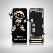 Pantalla Compatible Motorola One Vision Alta Calidad Premium Negro