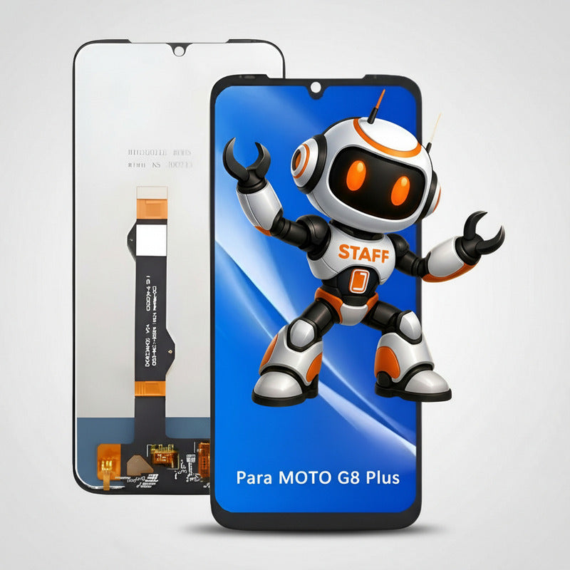 Pantalla Compatible Motorola G8 Plus Alta Calidad Premium Negro