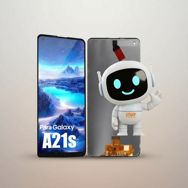 Pantalla Samsung A21s  Alta Calidad Premium Negro