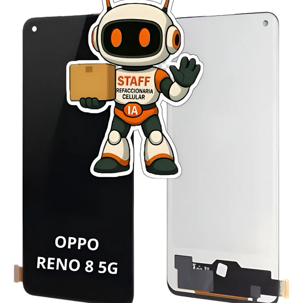 Pantalla Compatible Oppo Reno 8 5g Oled Calidad Premium Negro